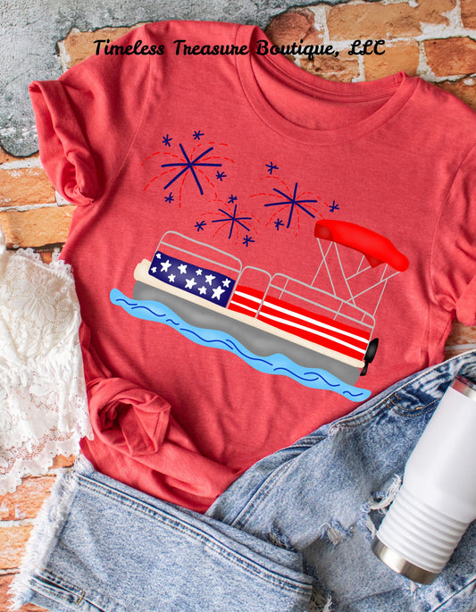 Americana Pontoon Boat