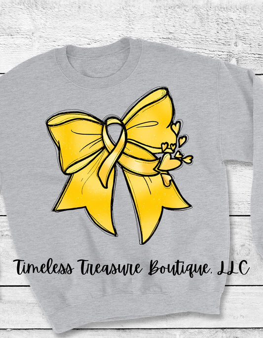 Childhood Cancer Awareness Bow