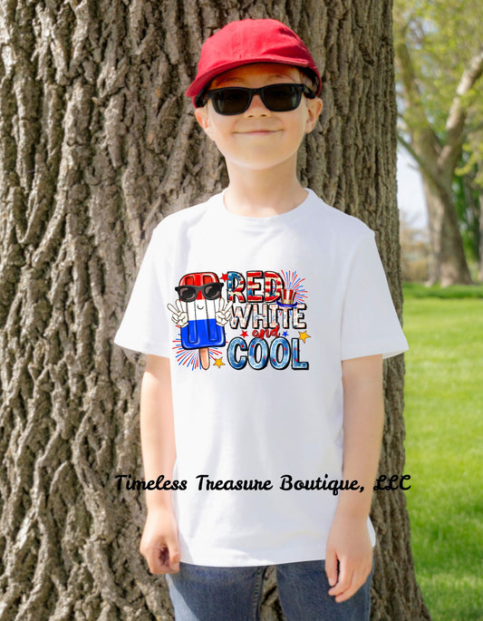 Red White and Cool Shirt