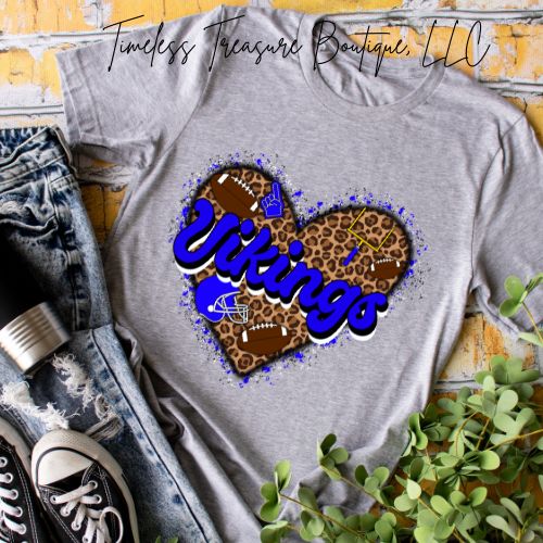 Vikings Leopard Heart
